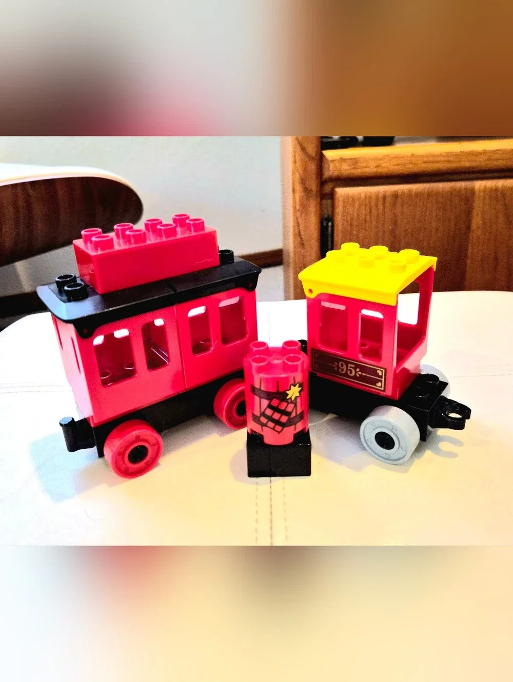 Lot Of Duplo Legos Awesome Condition! Train Pieces 8 In All.
